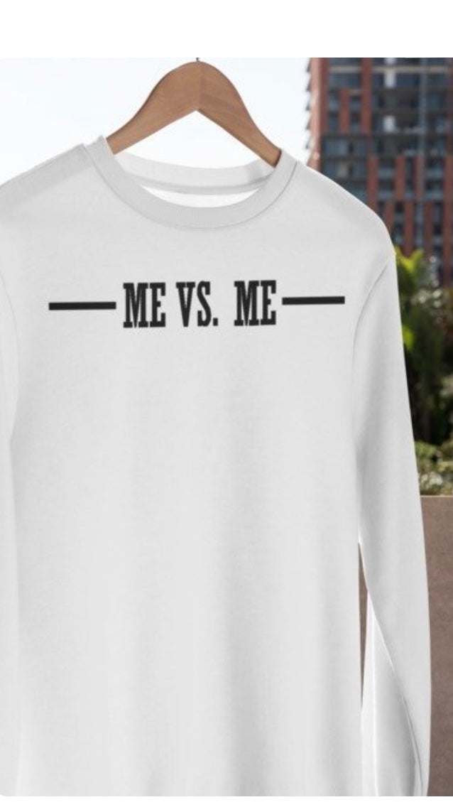 Me vs me sweatshirt